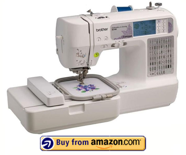 Brother SE400 Combination Computerized Embroidery - Best Sewing and Embroidery Machine 2021