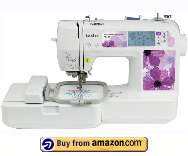Brother PE525 – Best Beginners Embroidery Machine 2021