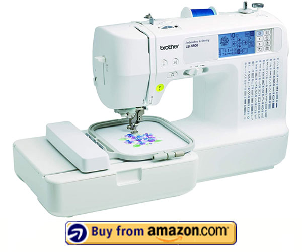 Brother RLB6800 Sewing and Embroidery Machine, White – Best Monogram Machine 2023