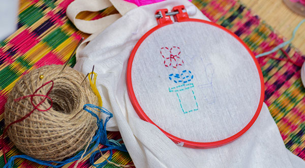 how to embroidery