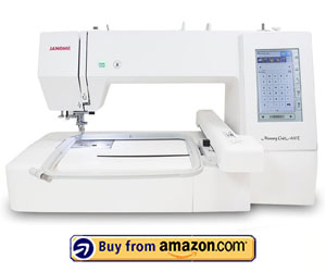 Janome Memory Craft 400E - Best Black Friday Embroidery Machine For Patches Deals 2023