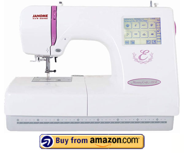 Janome 350e Memory Craft – Best Embroidery Machine For Home Business 2021