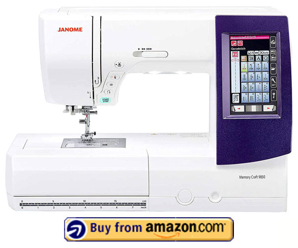 Janome Memory Craft 9850 – Best Industrial Embroidery Machine 2023